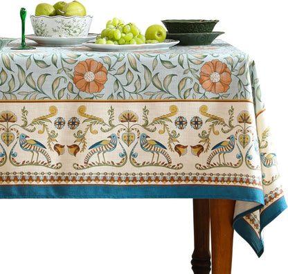 Vintage French Linen Tablecloth,Rectangular,79"X55"-Wensel1