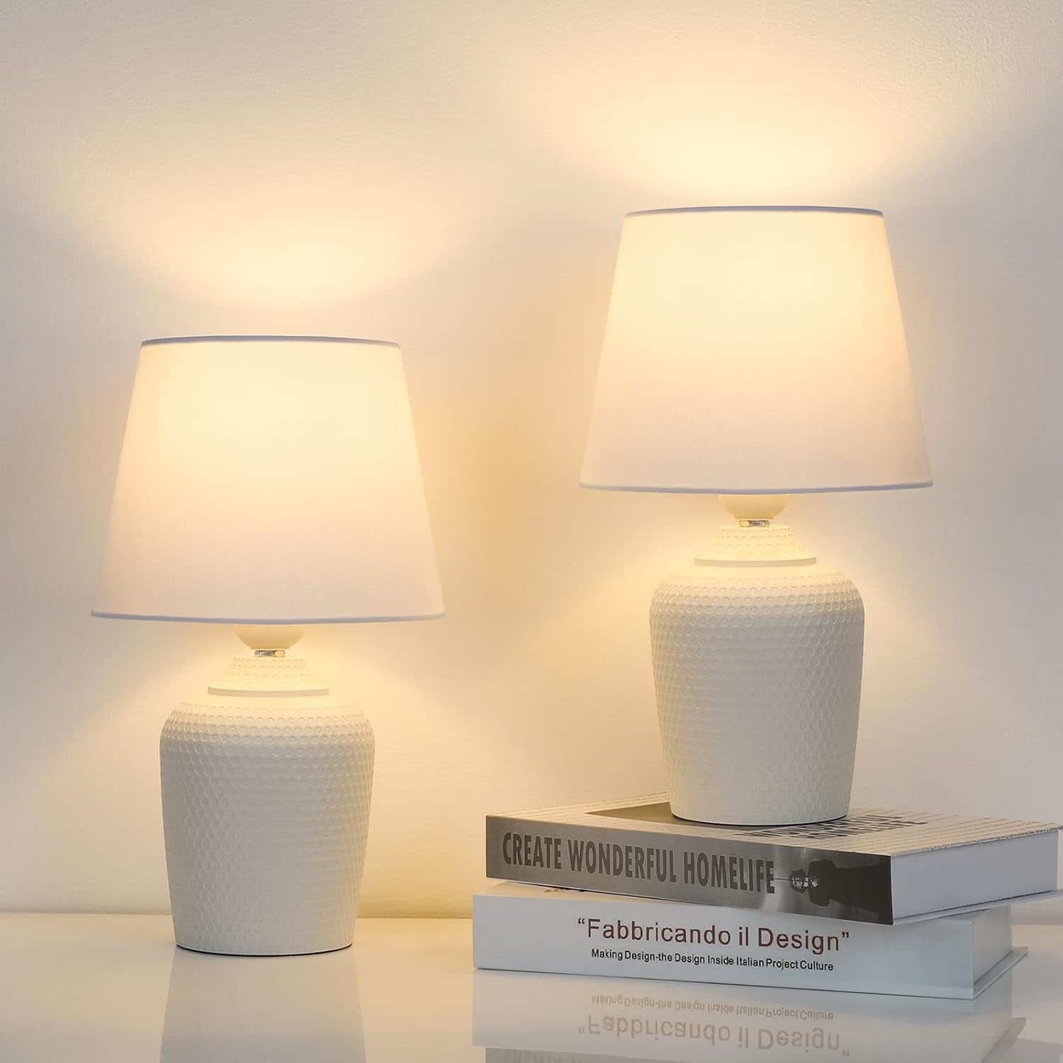 11-8-small-table-lamps-set-of-2-for-bedroom-kid-s-room-home-office-white-cute-unique-perfect-for-bedside-nightstand-desk-nursery-reading-fabric-shade