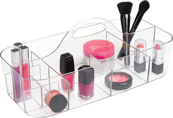 Plastic Cosmetic Organizer Tote, Clear1