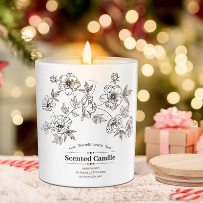 Deluxe Scented Candle for Women & Men, Vanilla Coconut, 8 Oz5