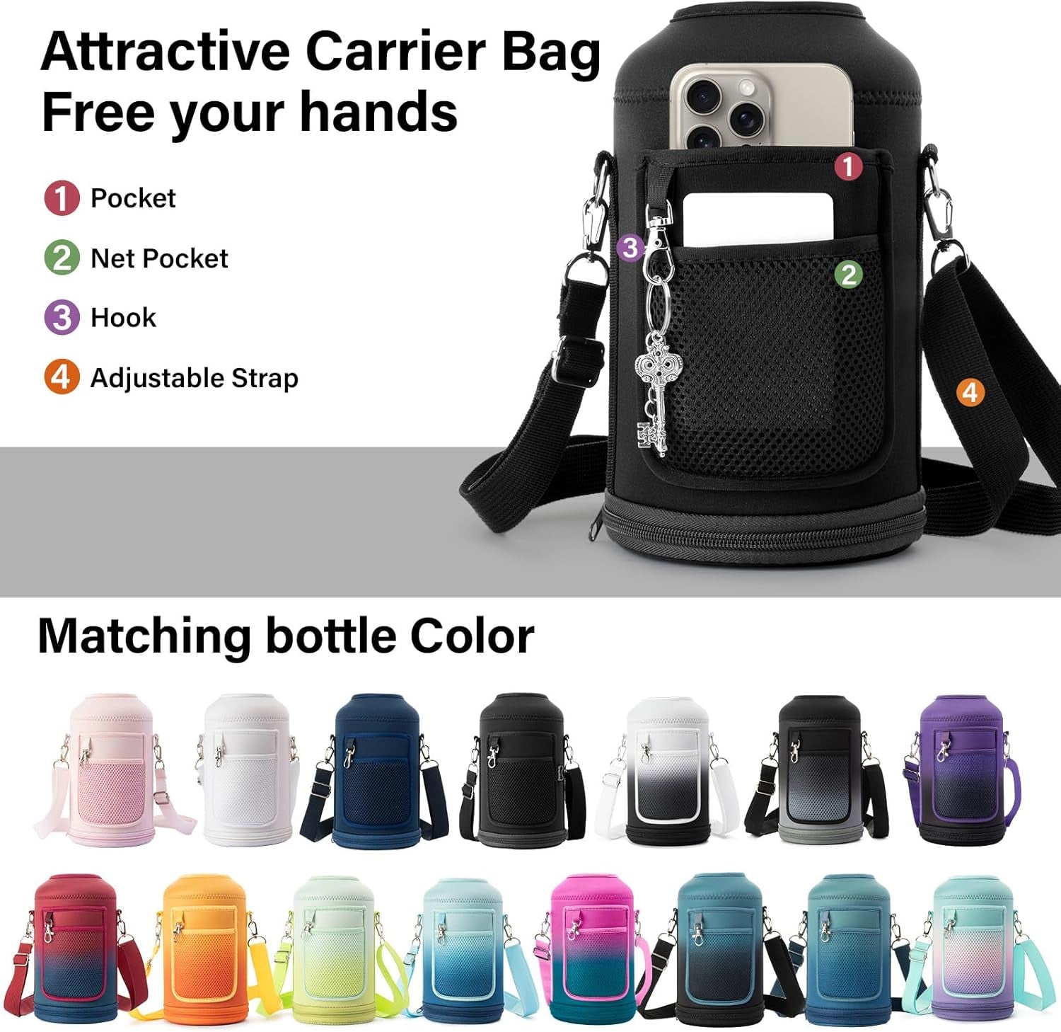 insulated-water-bottle-w-straw-lid-portable-carrier-bag-64oz
