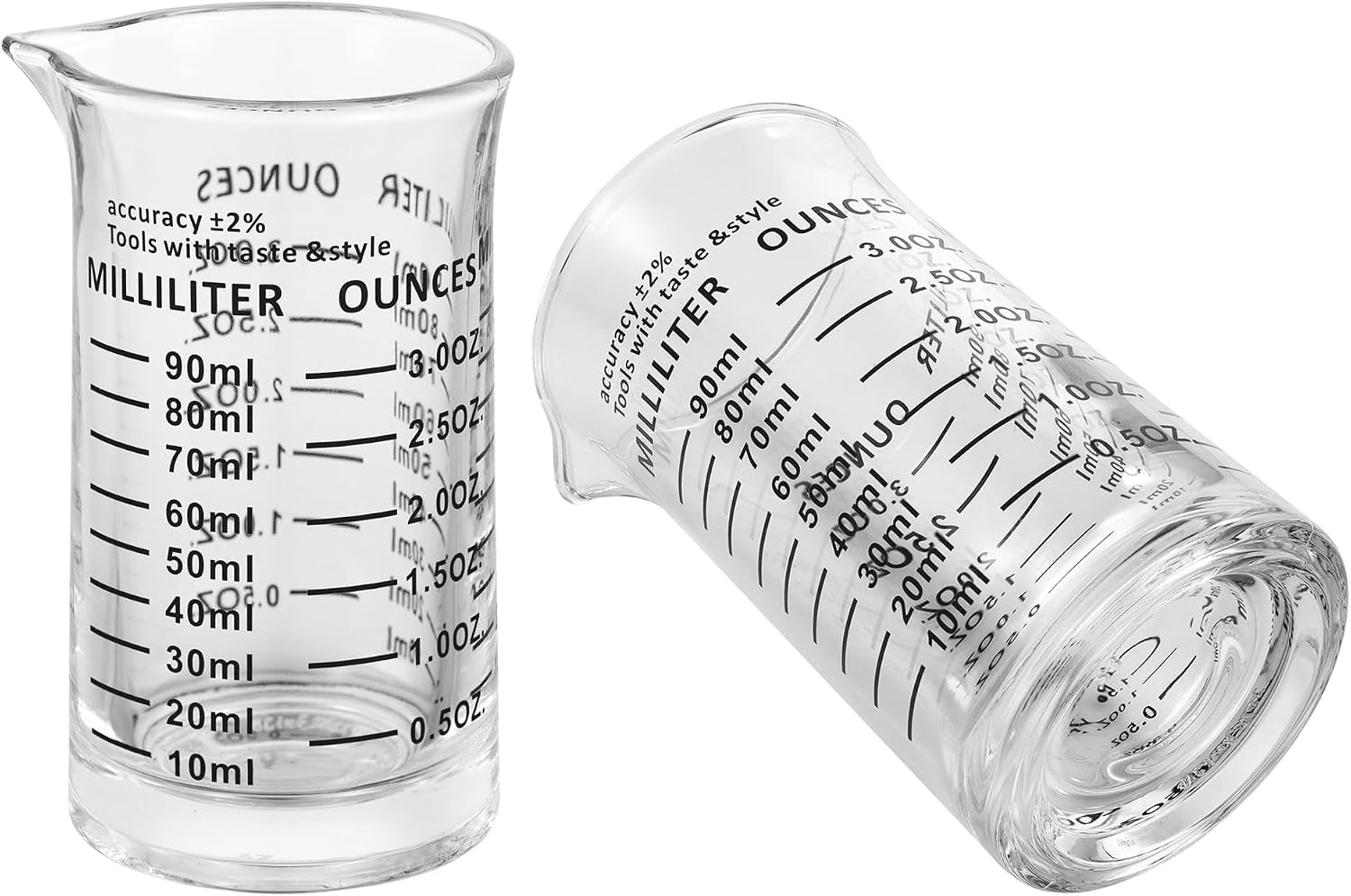 ackers-3oz-90ml-glass-measuring-cup-shot-glass-with-double-scale-ounce-ml-markings-for-kitchen-barblack-line