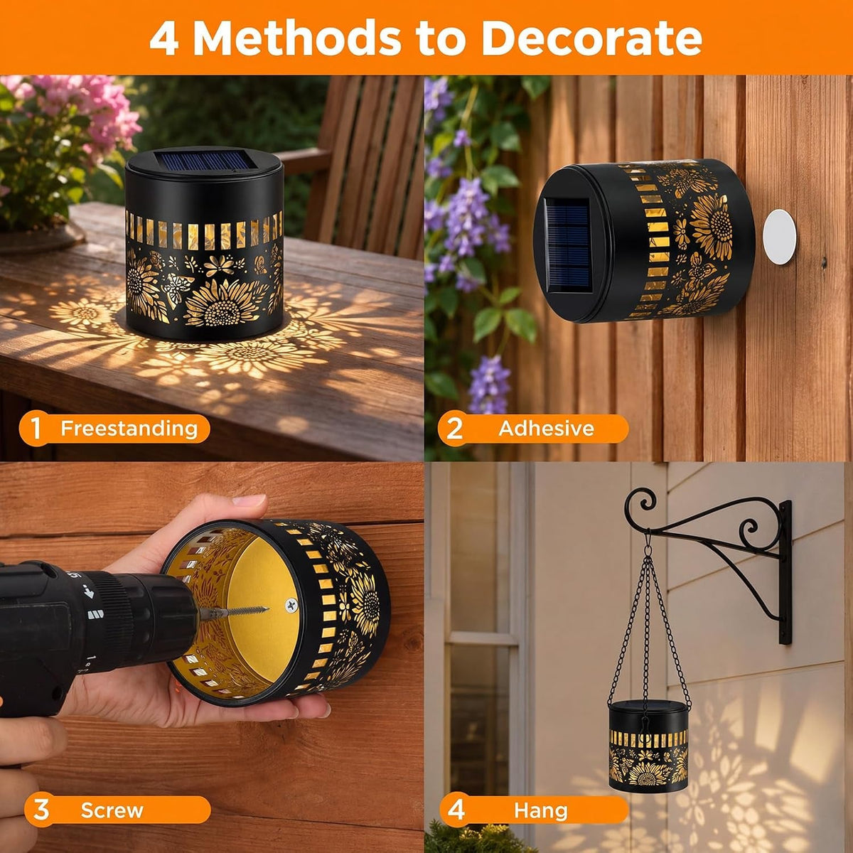 4-pack-solar-sunflower-projection-wall-light-outdoor-fence-light
