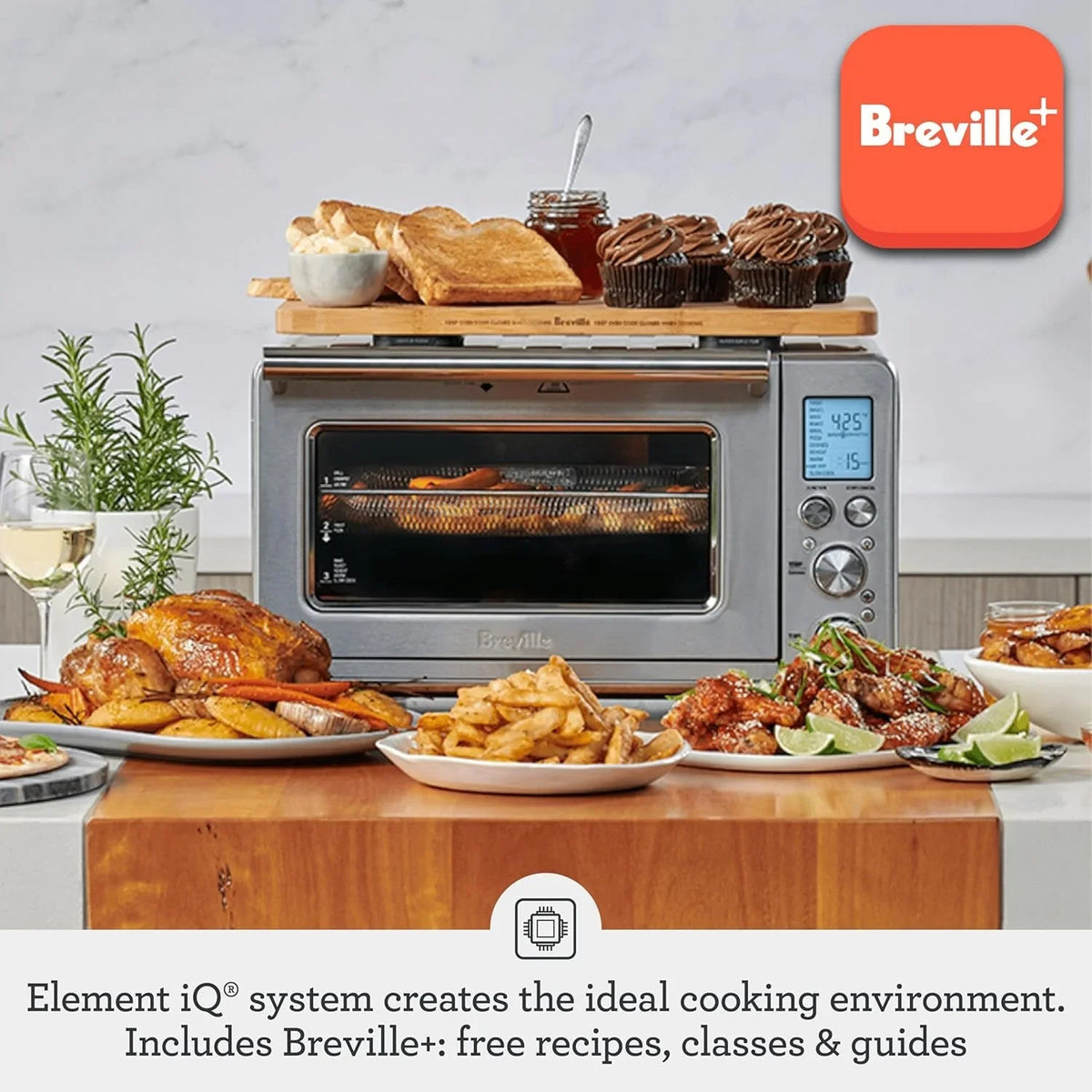 breville-bov860bss-smart-oven-air-fryer-brushed-stainless-steel-bake-toast-broil-and-more-with-countertop-ovens-11-cooking-functions-convection-setting-reduces-cook-time-by-up-to-30