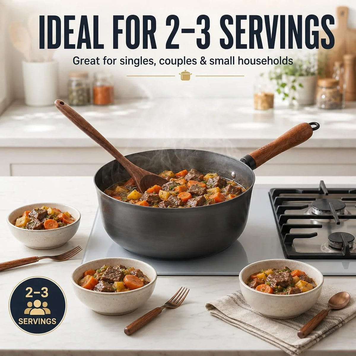 4-qt-nitrided-carbon-steel-deep-wok-with-lid-flat-bottom-deep-4-qt-nitrided-steel-for-braising-soups-noodles-and-one-pot-meals-wooden-handle-gas-electric-and-induction-ready