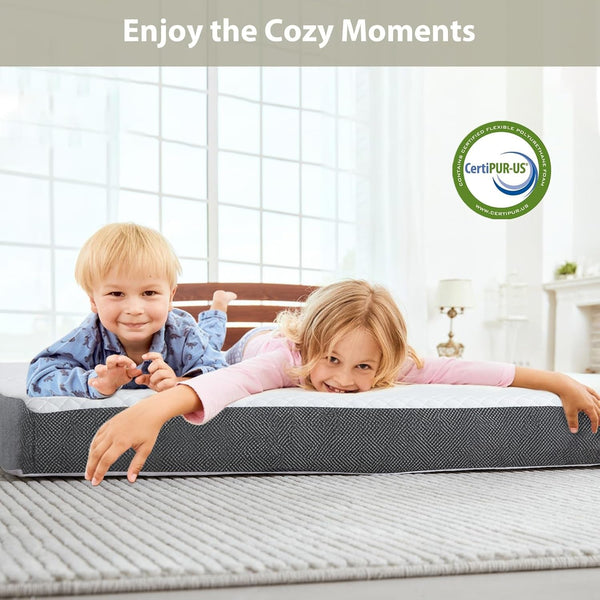 Tri Fold Memory Foam Foldable Mattress Twin, 3 Inch Folding Mattress for Guest Sleep. Portable Trifold Mat with Removable Washable Cover, Floor Sleeping Mat for Adult and Kid5