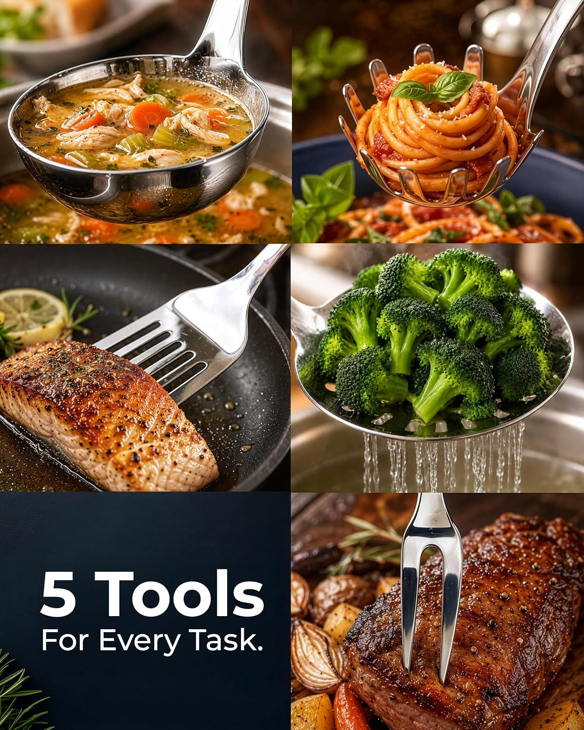 stainless-steel-5-piece-cooking-utensil-set-stainless-steel-kitchen-utensil-durable-kitchen-gadgets-metal-kitchen-accessories-easy-to-clean-tools-5-piece-set