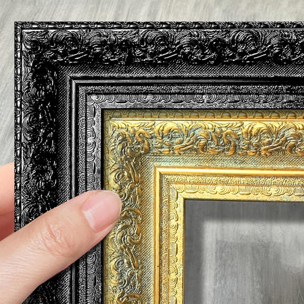Vintage Picture Frame, Decorative Wall Hanging and Tabletop Display Photo Frame (Black, 8X10)6