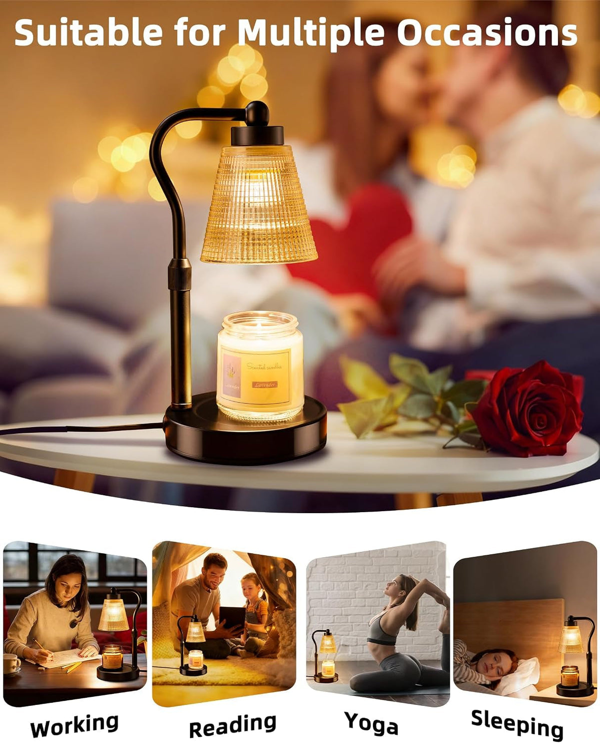 candle-warmer-lamp-for-jar-candles-height-adjustable-dimmable-with-2-4-8h-timer-2-50w-halogen-wax-melter-warmer-for-home-office-decor-flameless-smokeless-gift-for-women-mom-black-amber-1-pack