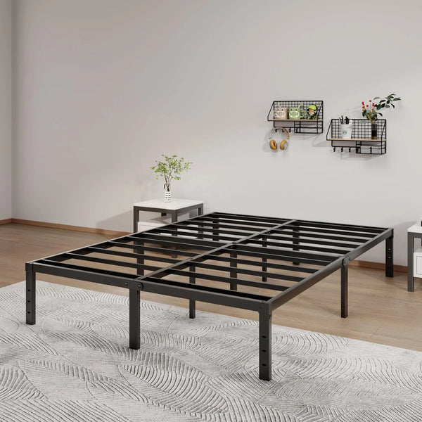 Metal Bed Frame Full Size - 14 Inch Heavy-Duty Full Platform Bed Frame No Box Spring Needed, Easy Assembly, Noise-Free, Sturdy Mattress Foundation, Underbed Storage Space6