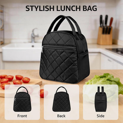 Lunch Bag Women Stylish Quilted Lunch Boxes for Adult5