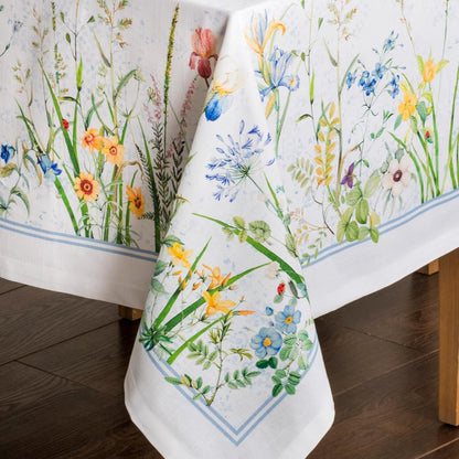 Table Cloth Rectangle Table Reusable 100% Cotton 60"X108"9