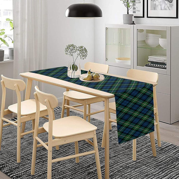 Retro Plaid Table Runner,Vintage Green Tartan Rustic Farmhouse Table Runner for Home Indoor Outdoor Kitchen Holiday Birthday Party Wedding Decor 13X36 Inch3