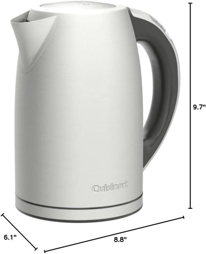 Electric Kettle, 1500W Fast Heating, 6 Temp Presets, 1.7L | Bring Water to a Boil with  Perfectemp Cordless Electric Tea Kettle, Includes Auto Shutoff & 360° Base, CPK-17P19