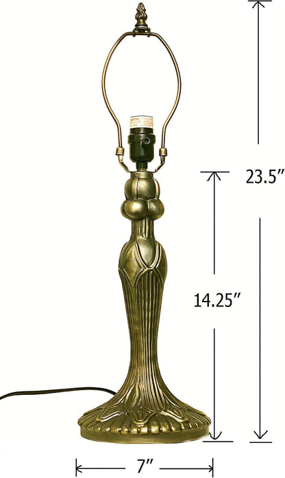 Tiffany Style Large 23.5" Cast Metal Lamp Base No Shade2
