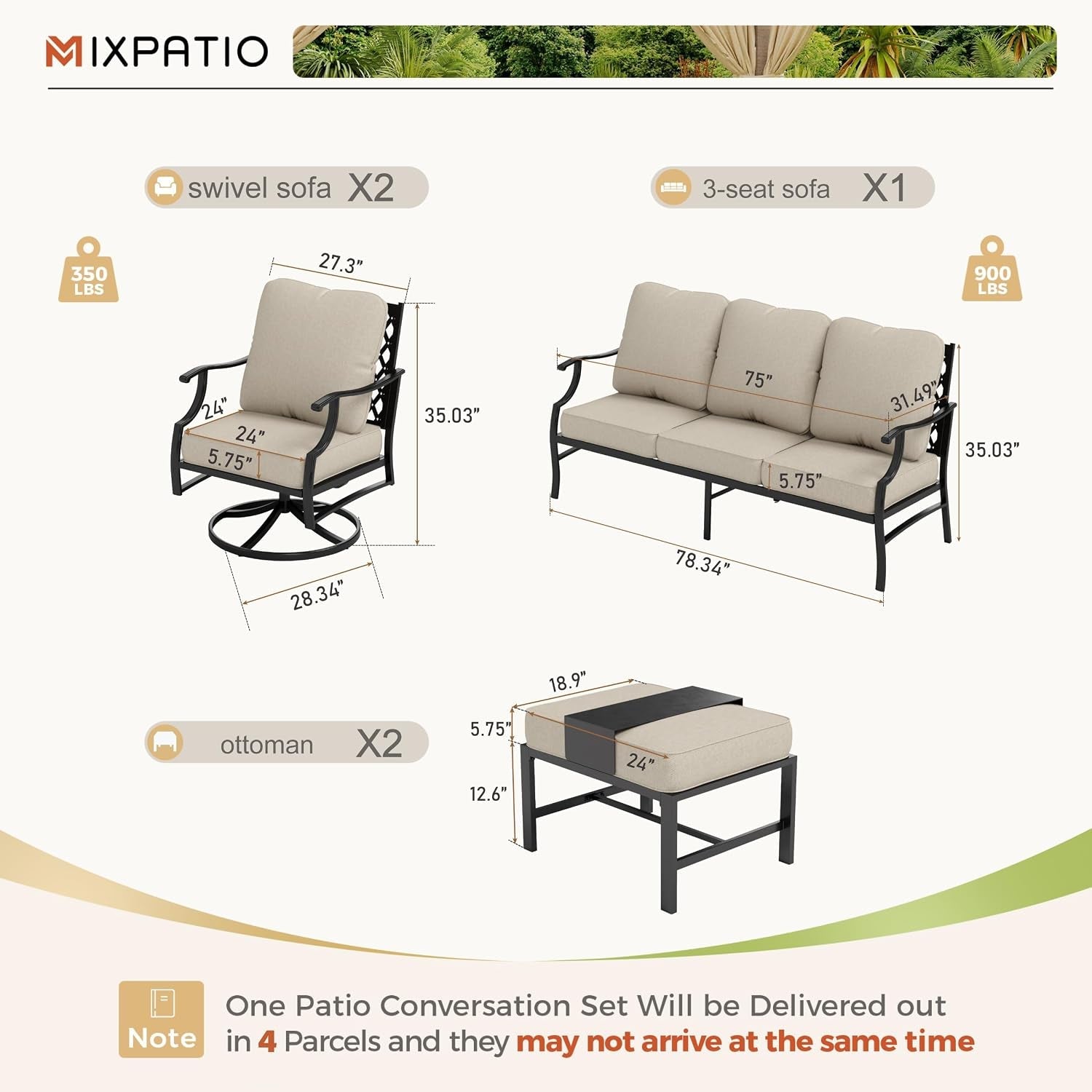 5-piece-wrought-iron-patio-conversation-set-swivel-chairs-beige