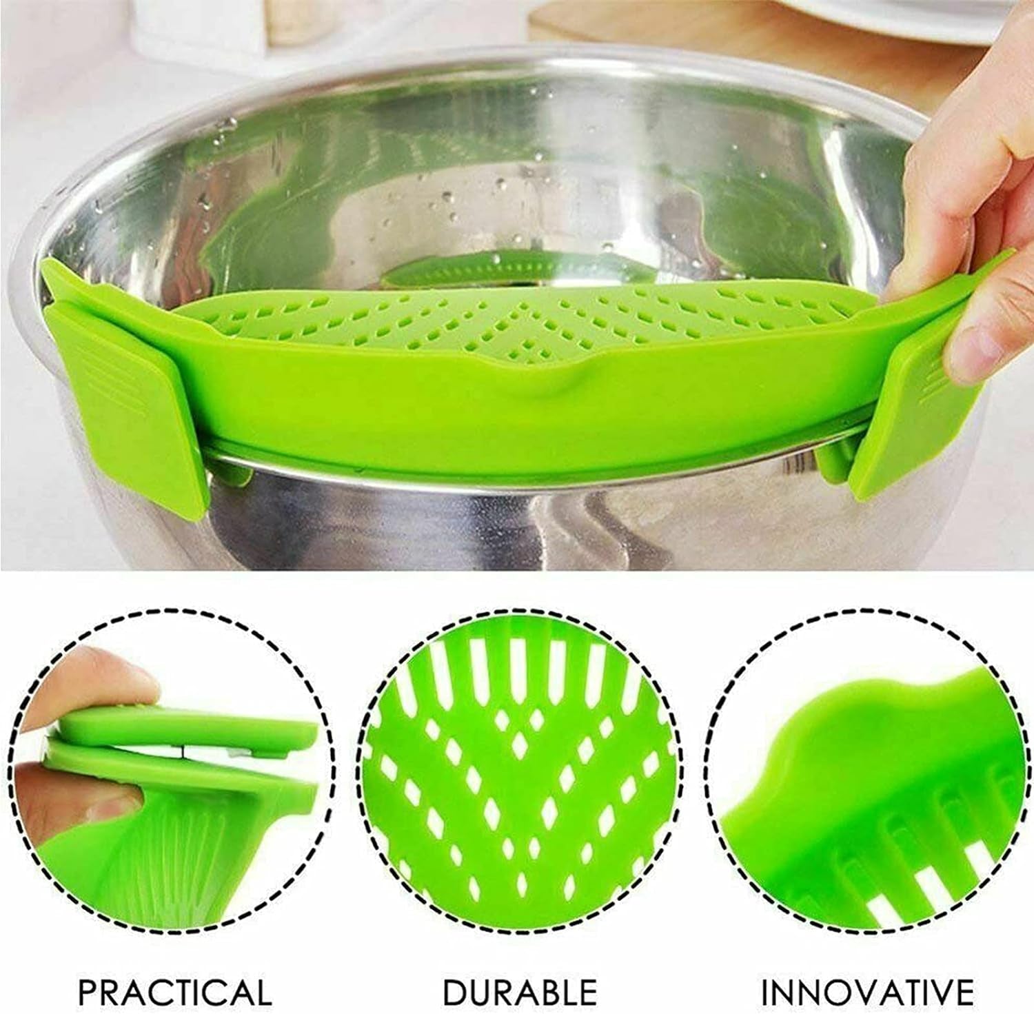 2-pcs-clip-on-strainer-pot-strainer-for-pasta-meat-vegetables-fruit-silicone-strainers-fit-all-pots-bowls