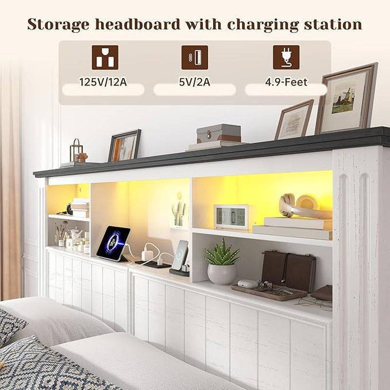 full-size-bed-frame-with-headboard-and-storage-4-drawers-white