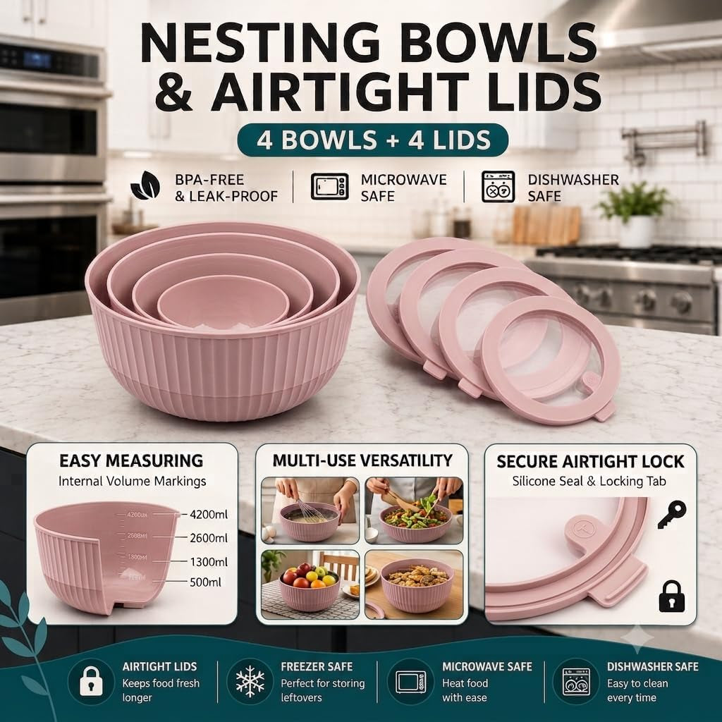 plastic-mixing-bowls-with-lids-8-piece-airtight-leak-proof-nesting-bpa-free-prep-bowl-set-for-kitchen-food-storage-500ml-1300ml-2600ml-4200ml-microwave-dishwasher-safe-pink