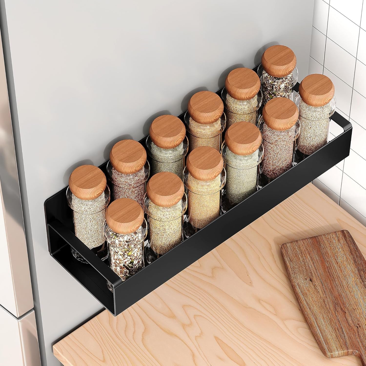 4-pack-moveable-fridge-magnetic-spice-racks-metal-black