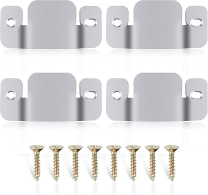 Sectional Sofa Connector Bracket, Sectional Couch Connectors Bands for Sectionals,Furniture Connectors with Screws,4 Pieces1