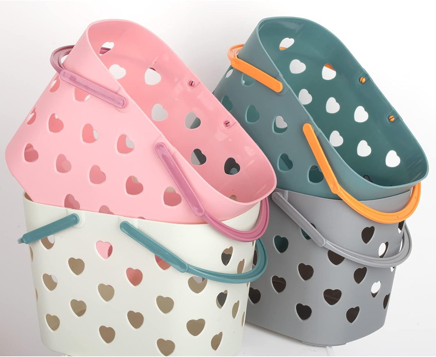 portable-shower-caddy-with-handle-plastic-shower-basket-organizer-pink