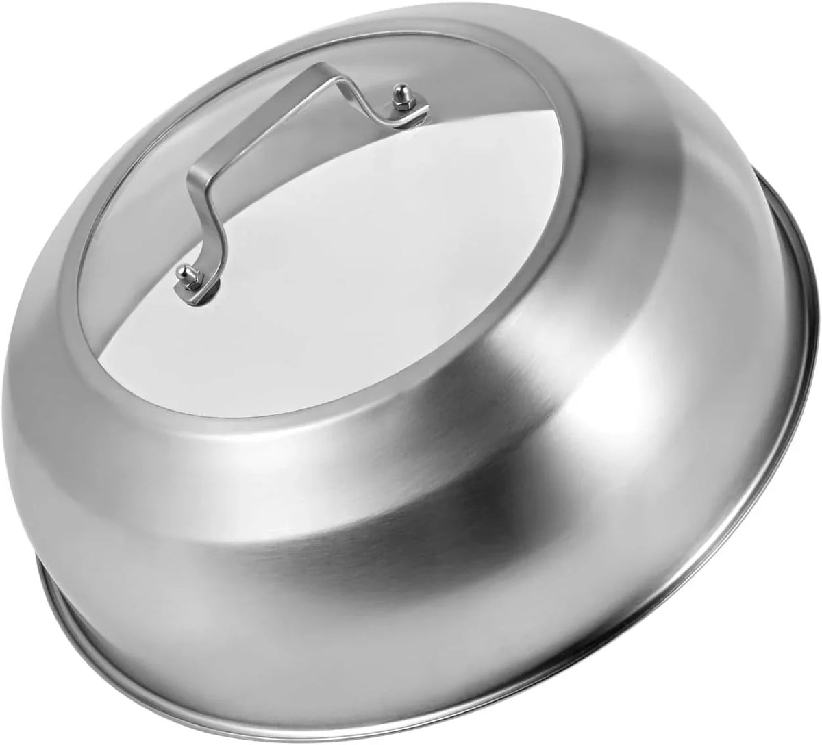 12-75-inch-12-2-inch-inner-diameter-stainless-steel-basting-cover-for-13-5-inch-wok-melting-dome-for-griddle-cooking-round-steaming-cover-lid-with-tempered-glass-top-and-steam-holes