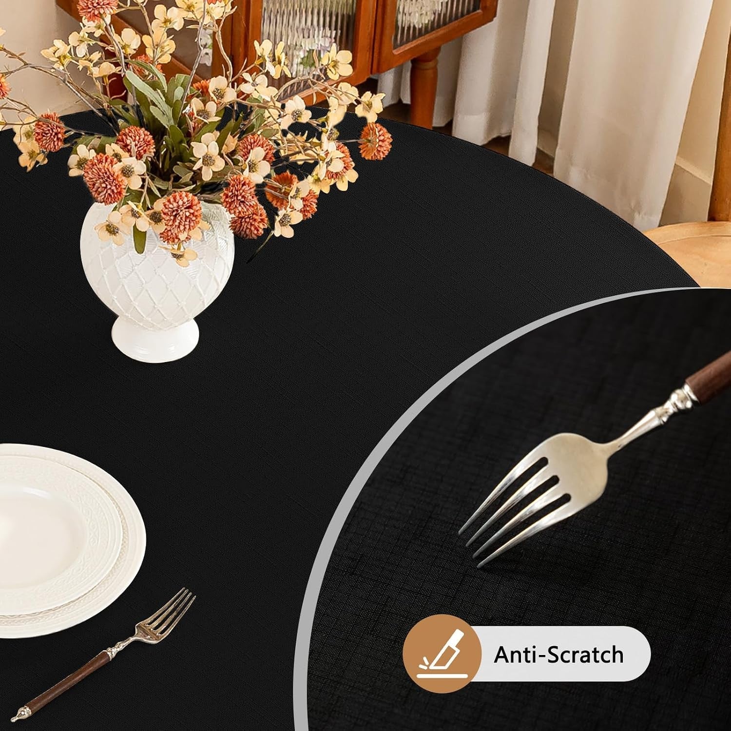 textured-60-inch-black-fabric-table-cloth-fits-30-to-48-round-table-faux-linen-water-resistant-wipeable-circle-tablecloth-washable-for-dinning-kitchen-patio