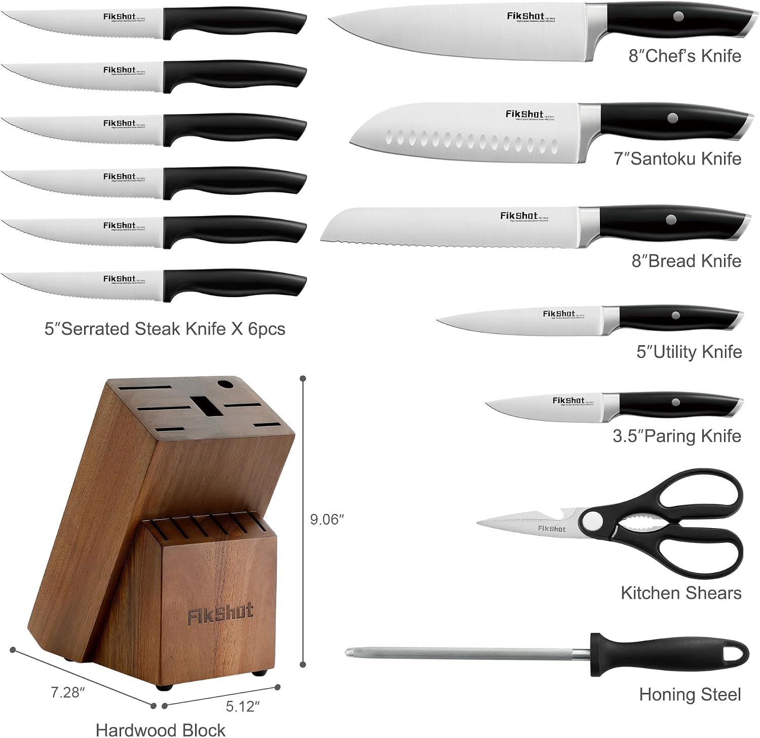 knife-set-german-stainless-steel-black-14-piece-kitchen-knives-full-tang-handle-ultra-sharp-knife-block-sharpener-included-rust-resistant-dishwasher-safe-gift-for-chefs-bbq-prep