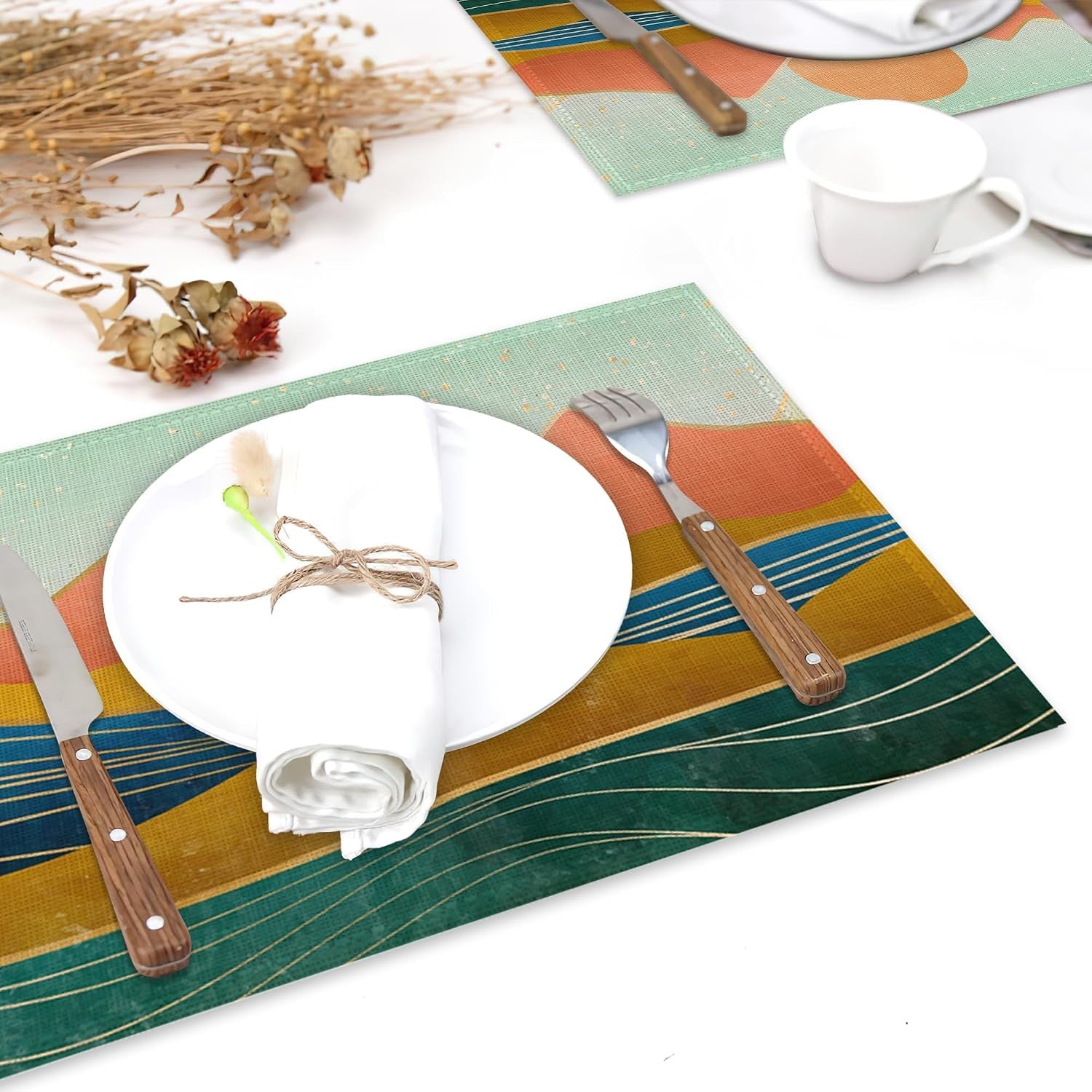 boho-mountain-linen-placemats-set-of-6-12x18-inch-sunset-landscapes-washable-table-mats-heat-resistant-place-mats-for-home-party-kitchen-dining-decoration