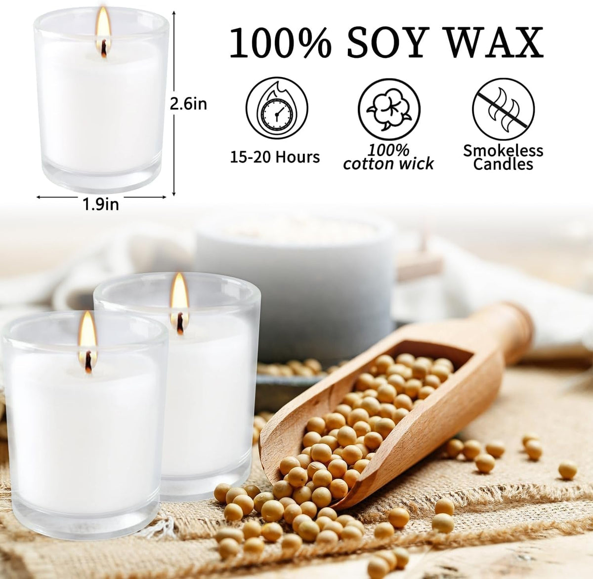 20-pack-unscented-white-clear-glass-filled-votive-candles-soy-wax-smokeless-hand-poured-wax-candles-ideal-for-aromatherapy-spa-weddings-birthdays-holidays-party-decor