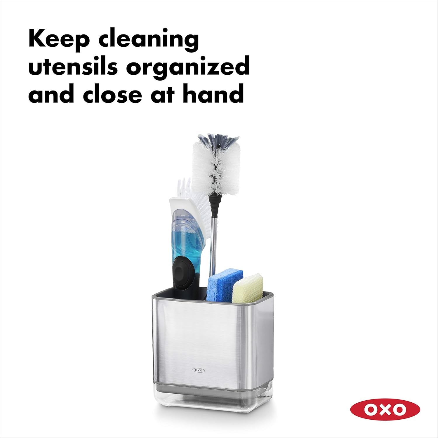 oxo-good-grips-stainless-steel-sink-organizer-caddy-sponge-holder