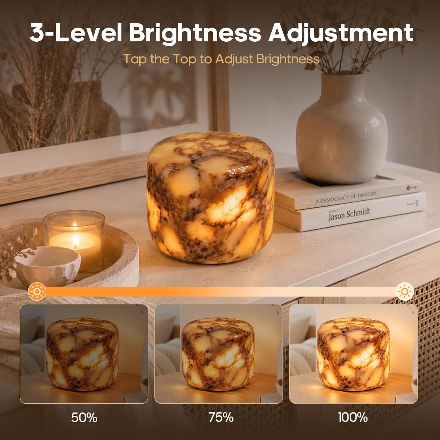 marble-night-light-touch-control-rechargeable-table-lamp-3-way-dimmable-cordless-led-bedside-lamp-usb-c-charging-natural-stone-decor-lamp-for-bedroom-desk-shelf-home-gift