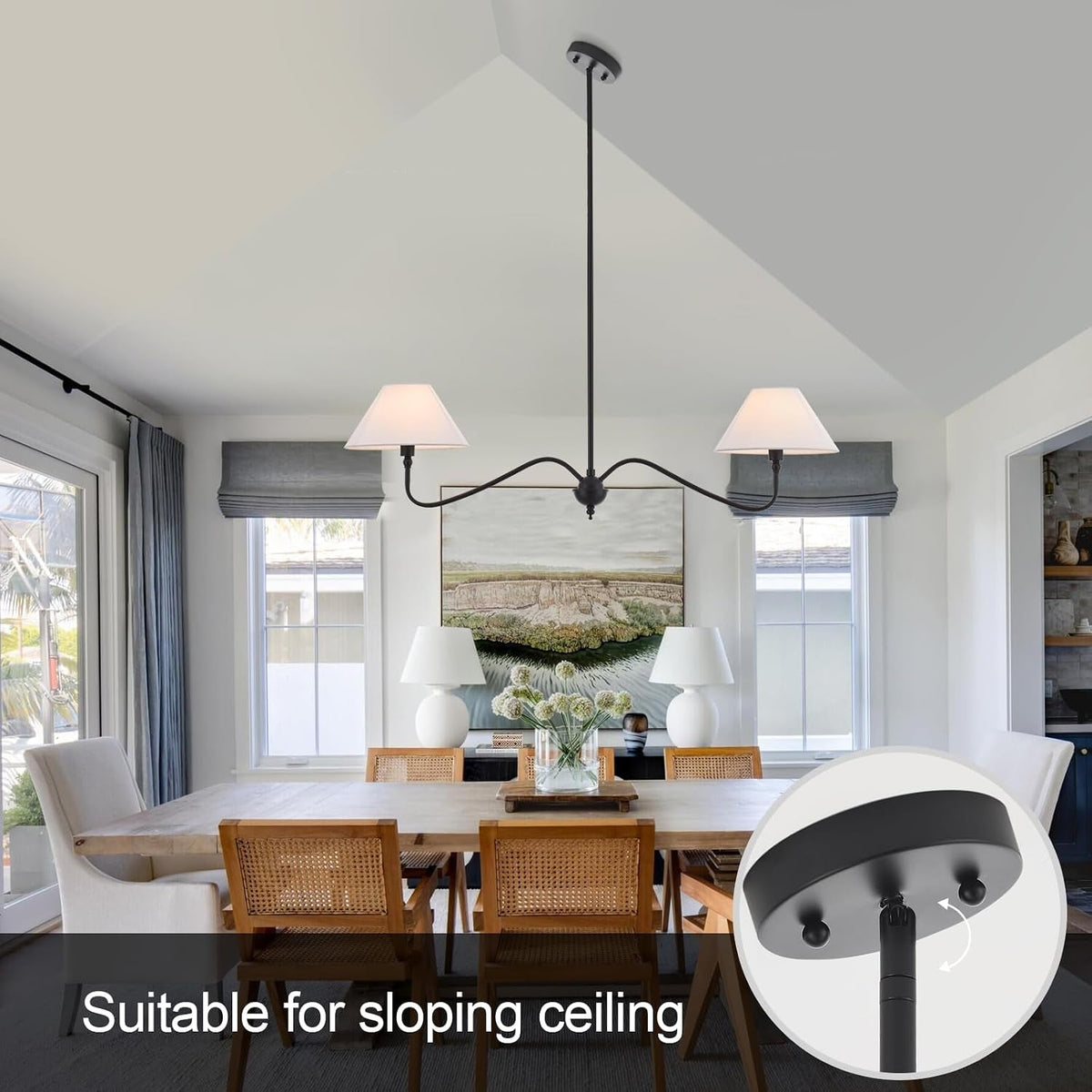 modern-linear-chandelier-for-kitchen-island-2-light-linear-light-fixture-with-off-white-fabric-shade-rustic-pendant-light-for-dining-room