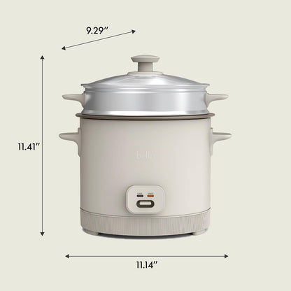 16-Cup Rice Cooker and Steamer, Oatmilk8