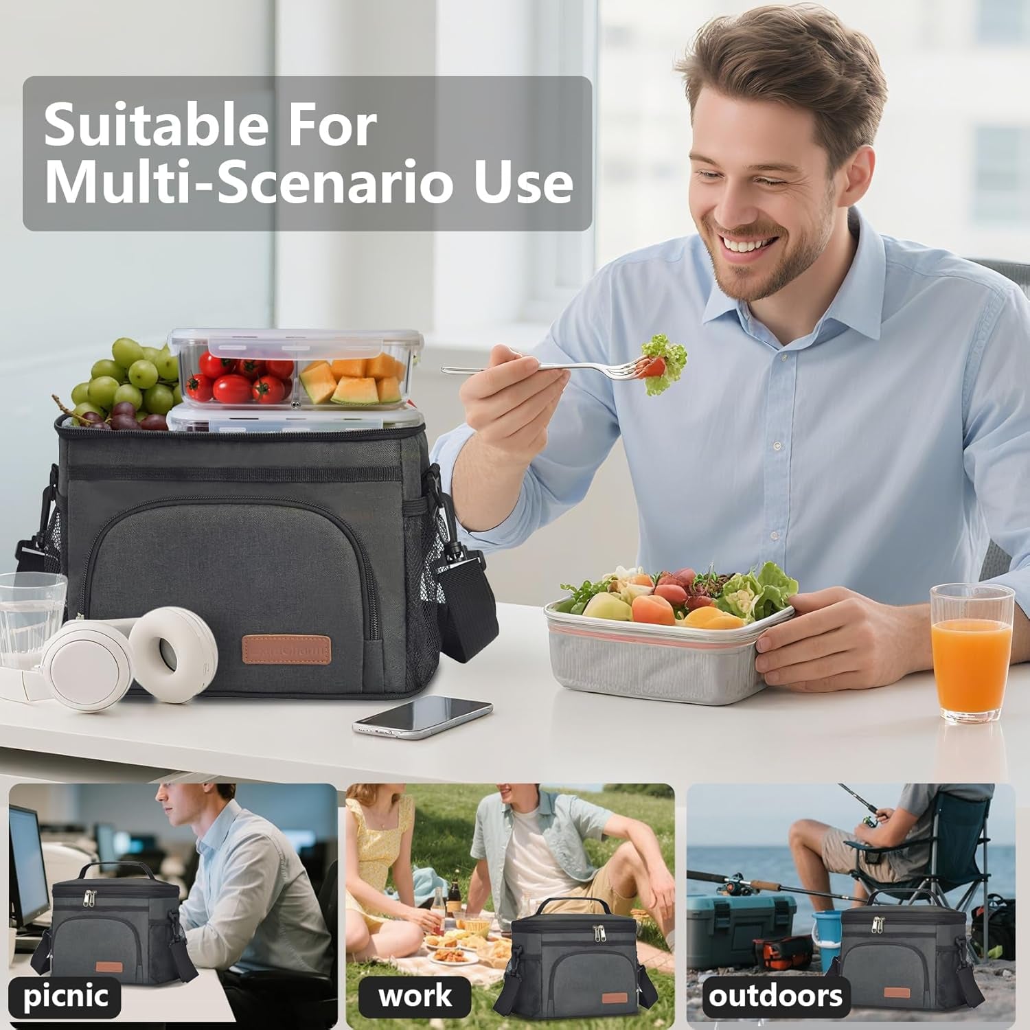 insulated-lunch-bag-for-women-men-reusable-lunch-box-for-office-picnic-hiking-beach-leakproof-cooler-tote-bag-organizer-with-adjustable-shoulder-strap-for-adults-black