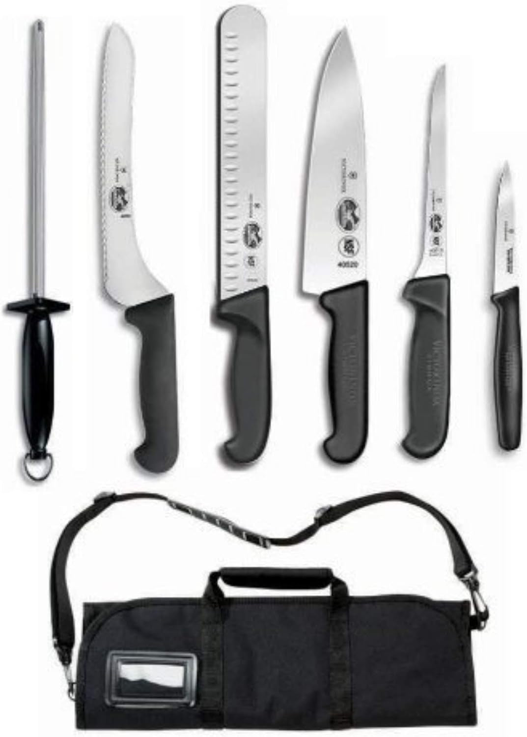 victorinox-forschner-7-pc-fibrox-deluxe-culinary-knife-roll-set-black