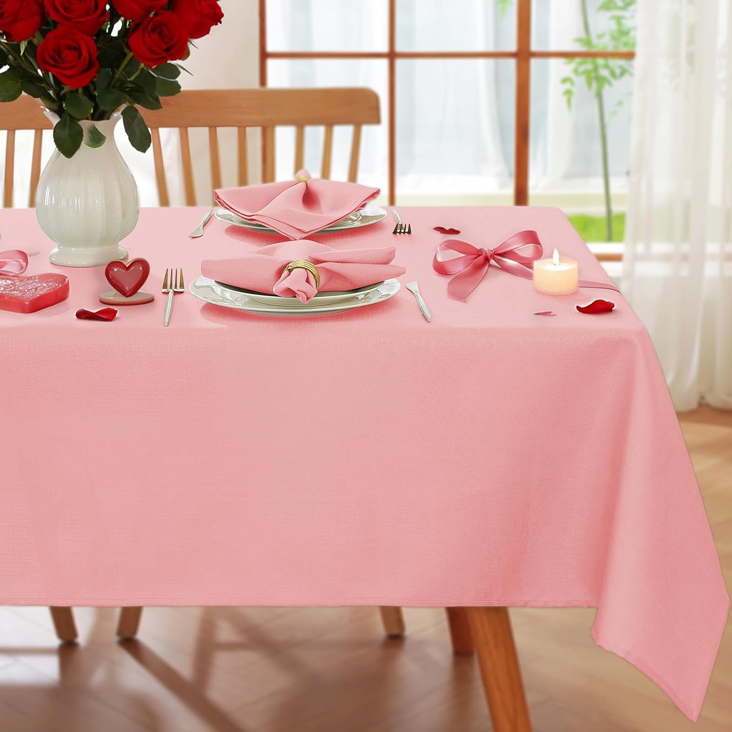 pink-faux-linen-tablecloth-60x102-inch-rectangle