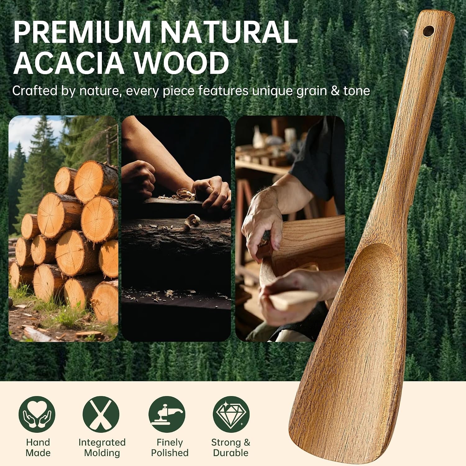 2-pack-wooden-spatula-spoon-for-cooking-natural-acacia-wood-utensil
