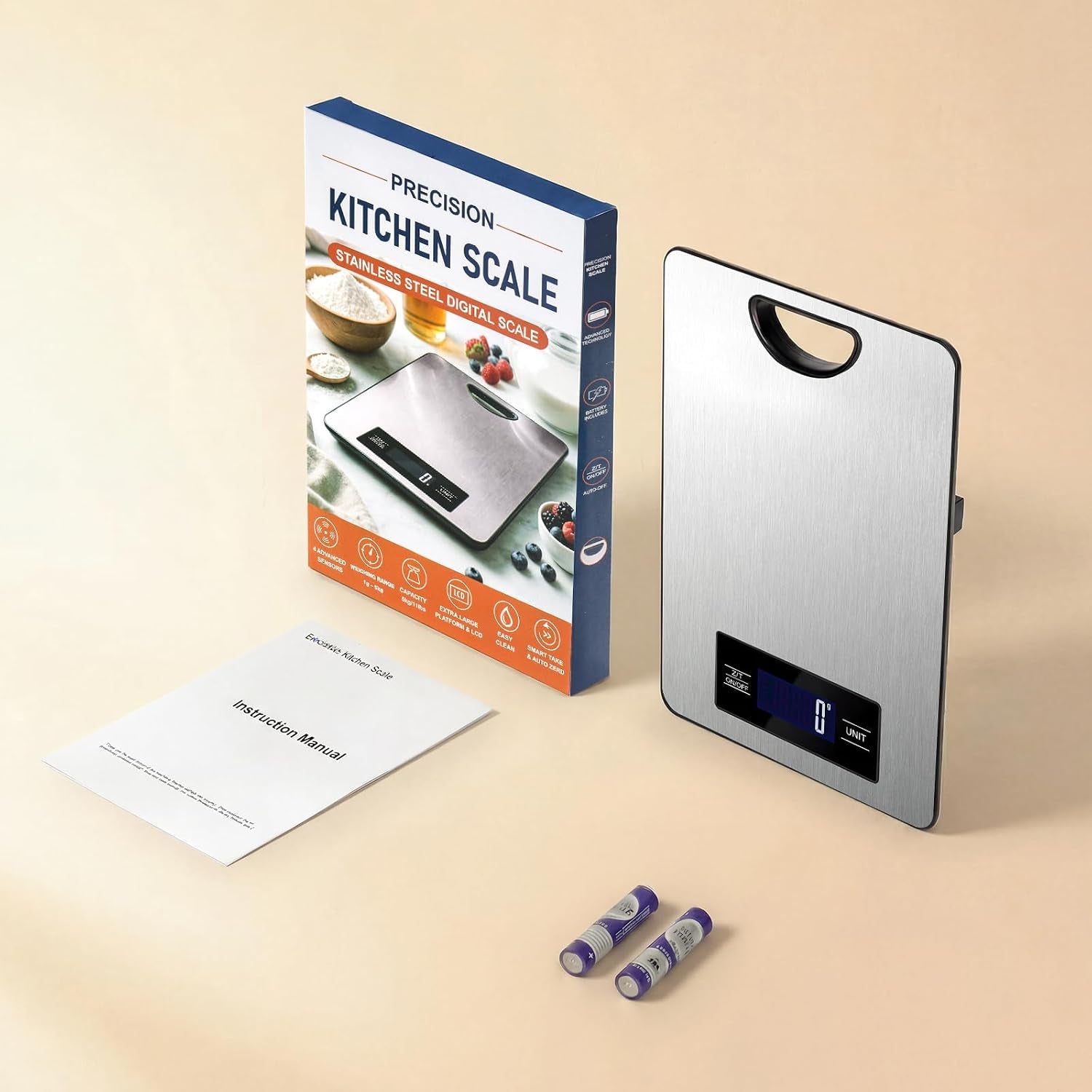 food-scale-digital-kitchen-scale-with-hanging-loop-11lb-baking-scale-1g-accuracy-g-oz-etc-5-unit-conversion-tare-function-fingerprint-resistant-steel-suitable-for-cooking-baking-meal-prep