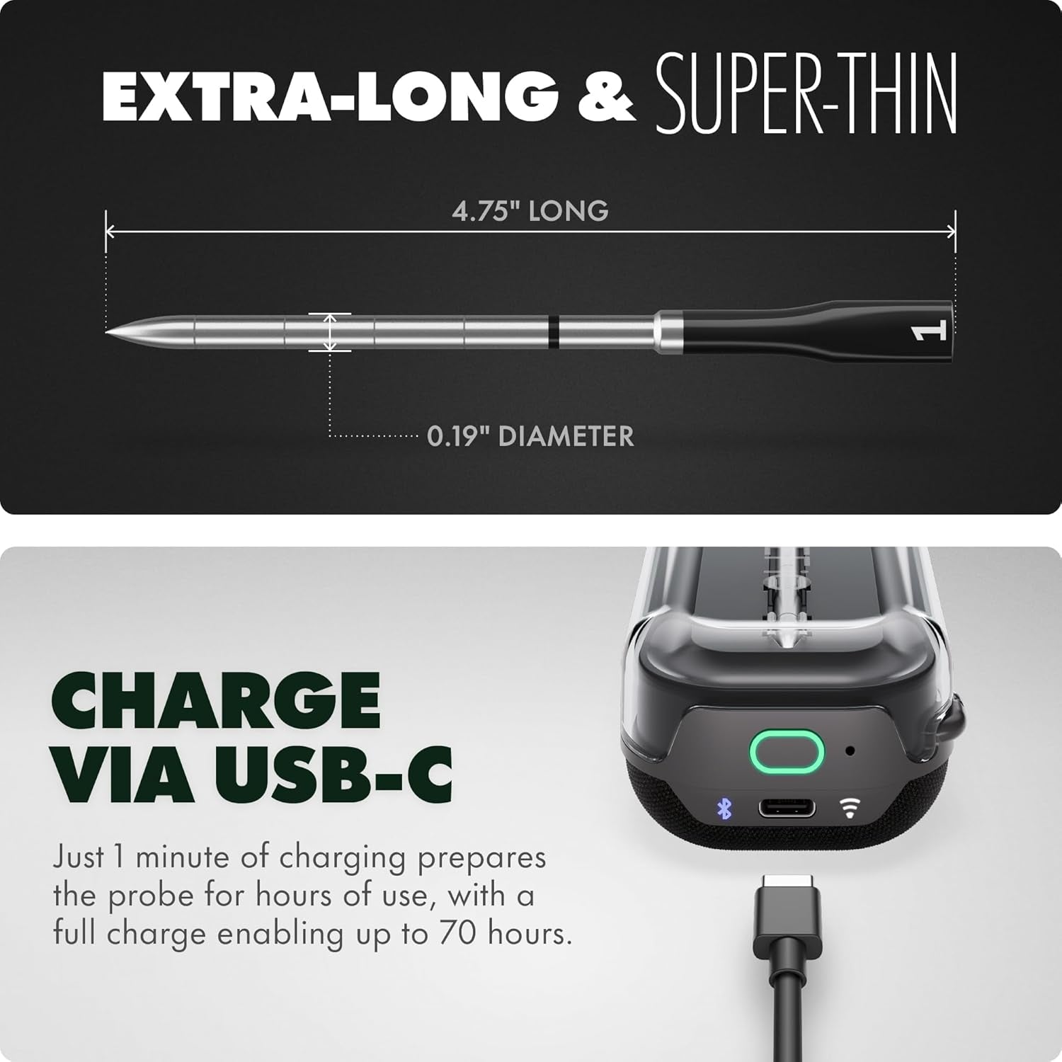 chef-iq-sense-smart-wireless-meat-thermometer-ultra-thin-probe-wifi-unlimited-range-1000-f-heat-safe-5-sensors-bbq-grill-oven-smoker-air-fryer-gen3