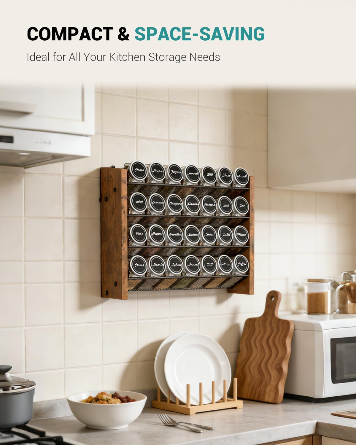 spice-rack-organizer-with-28-glass-jars-for-cabinet-wall-mount-countertop