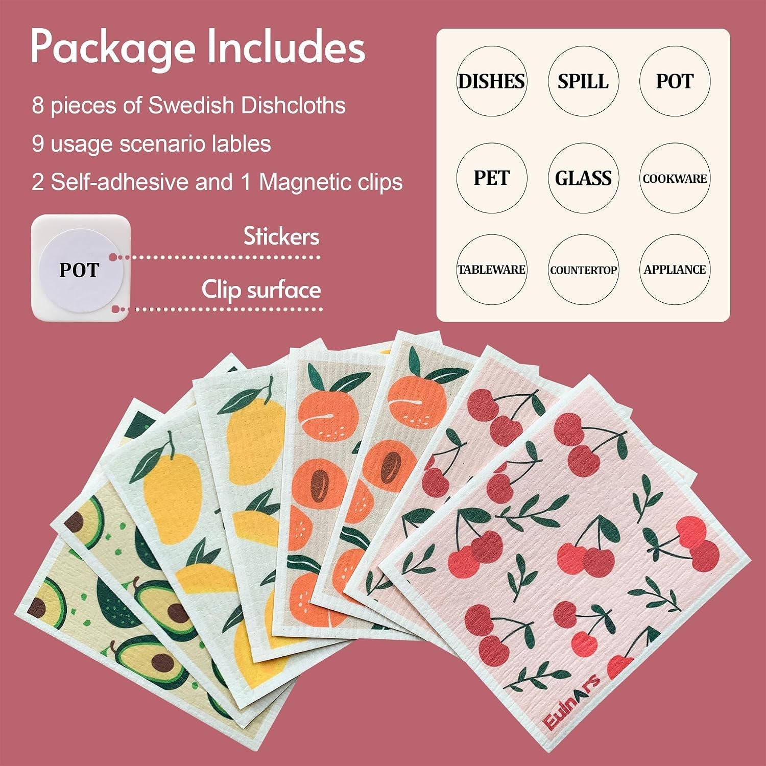 swedish-dishcloths-for-kitchen-8-pack-reusable-paper-towels-with-clips-non-scratch-swedish-kitchen-towels-super-absorbent-cellulose-sponge-cloths-dishwasher-safe-no-odor