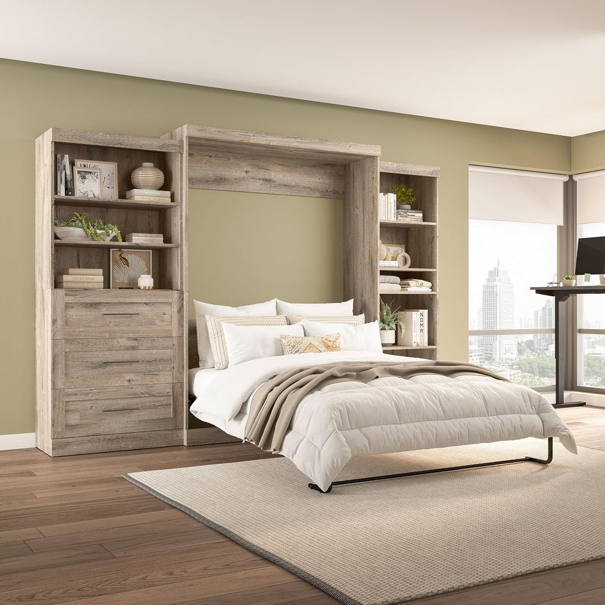 queen-murphy-bed-with-shelving-and-drawers-rustic-brown-pur-126w