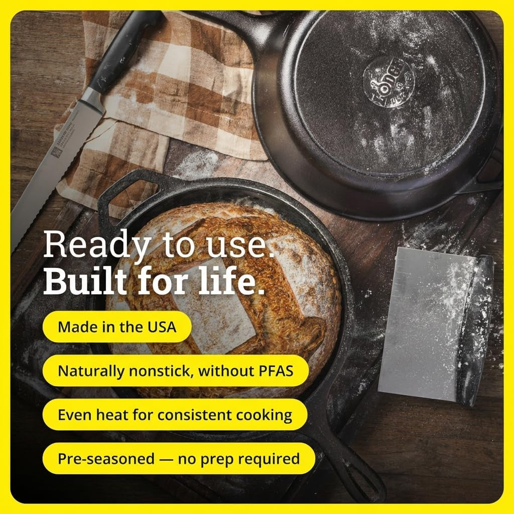 cast-iron-combo-cooker-3-2-quart-deep-pot-10-25-inch-skillet-lid-2-in-1-deep-pot-skillet-set-dutch-oven-with-skillet-lid-for-sourdough-frying-camping-non-toxic-pfas-free