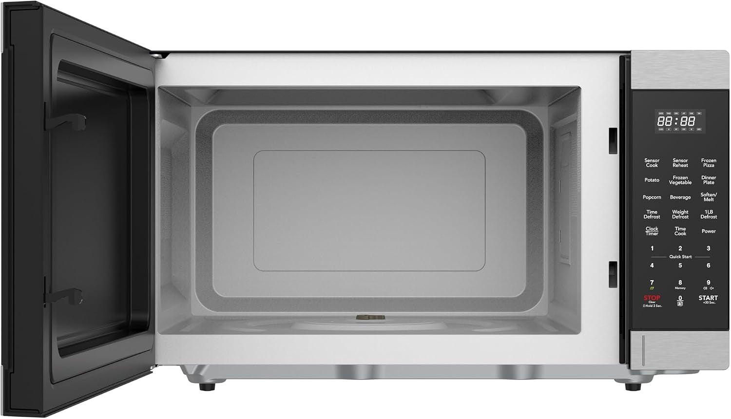 frigidaire-2-2-cu-ft-stainless-steel-microwave-oven-multi-function-programmable-1-200-watts