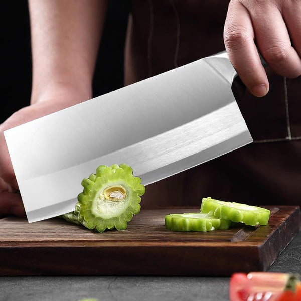 Meat Cleaver, 8 Inch Home Kitchen Slicing and Meat-Cutting Knife Chinese-Style Stainless Steel Sashimi Knives6