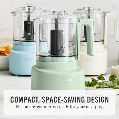 3 Cup Electric Vegetable Chopper, Mini Food Processor, Navy | 24Oz Bpa-Free Bowl, Stainless Steel Blades, Pour Spout, Dice, Puree, Mince, Chop Vegetables & Herbs, Dishwasher-Safe Parts13