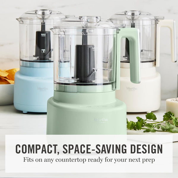 3 Cup Electric Vegetable Chopper, Mini Food Processor, Navy | 24Oz Bpa-Free Bowl, Stainless Steel Blades, Pour Spout, Dice, Puree, Mince, Chop Vegetables & Herbs, Dishwasher-Safe Parts13