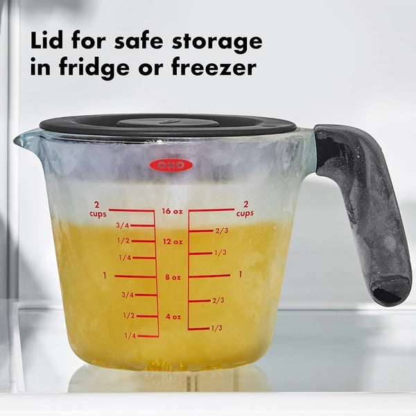 OXO Good Grips 2 Cup Glass Measuring Cup with Lid4